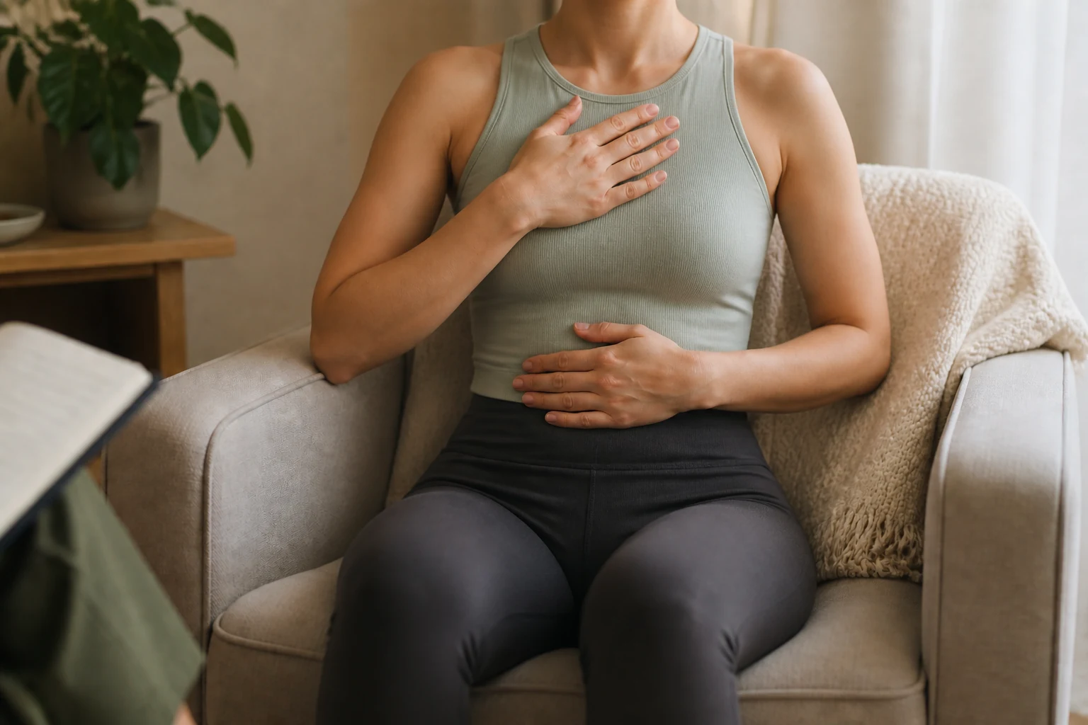 Body-oriented therapeutic support space